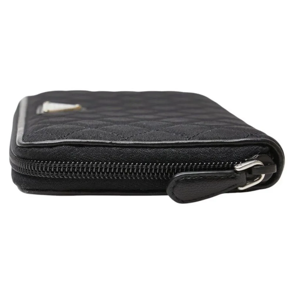 Prada Triangle Logo Plate Long Wallet